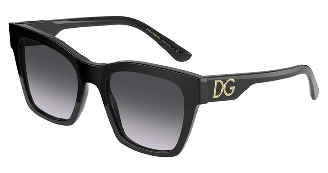 DOLCE & GABBANA Eyeglasses DG4384F BLACK/501/8G
