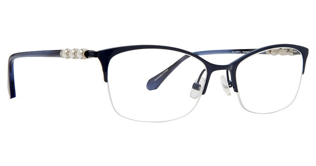 Badgley Mischka Eyeglasses Franchesca Navy/NAVY