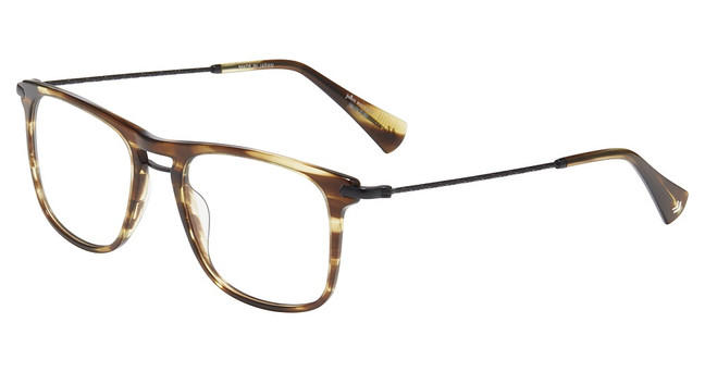 John Varvatos Eyeglasses VJV420 Olive Horn