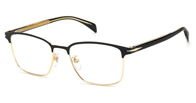 David Beckham Eyeglasses DB 1059/F MT BK GD/0I46