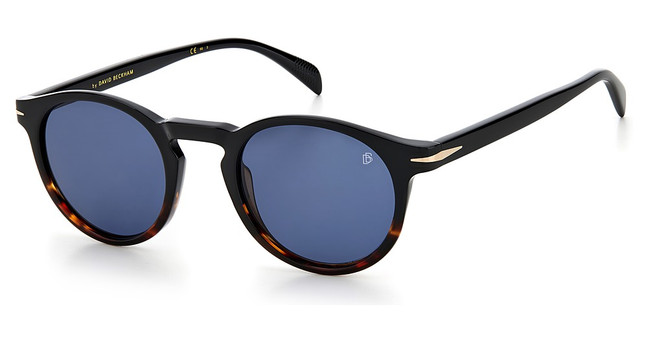 David Beckham Eyeglasses DB 1036/S BLACKHORN/037N