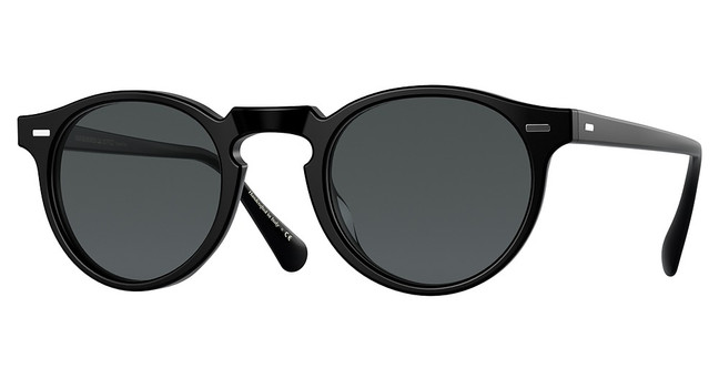 OLIVER PEOPLES Eyeglasses OV5217S GREGORY PECK SUN SEMI MATTE BLACK/1031P2