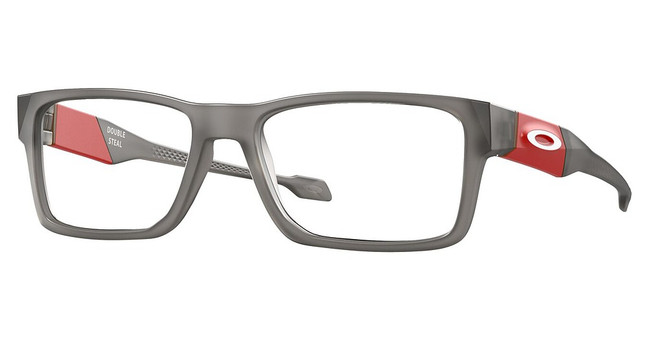 Oakley Youth Eyeglasses OY8020 DOUBLE STEAL SATIN GREY SMOKE/802002