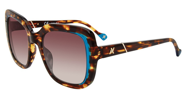 Yalea Eyeglasses SYA027 Havana Teal 0743