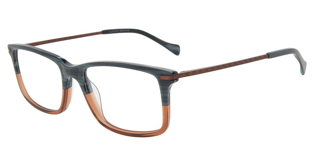 Lucky Brand Eyeglasses VLBD423 Navy Brown
