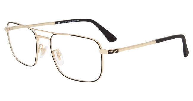 Police Eyeglasses VPLD95 Black/Gold 302Y