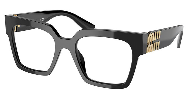 Miu Miu Eyeglasses MU 04UV BLACK/1AB1O1
