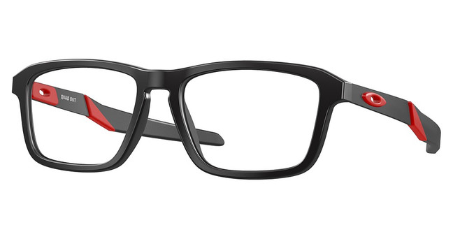Oakley Youth Eyeglasses OY8023 QUAD OUT SATIN BLACK/802301