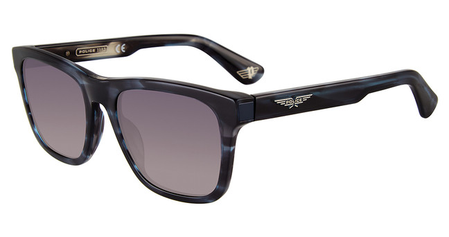 Police Eyeglasses SPLE37 Blue Havana 09Y1