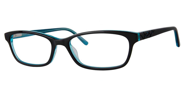 Adensco Eyeglasses AMANDA/N BLKTURQUO/0EL9