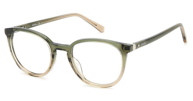 Fossil Eyeglasses FOS 7145 GREEN BEIG/04N7