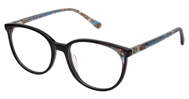 Ann Taylor Eyeglasses AT345 BLCK / TEAL TOR/C01