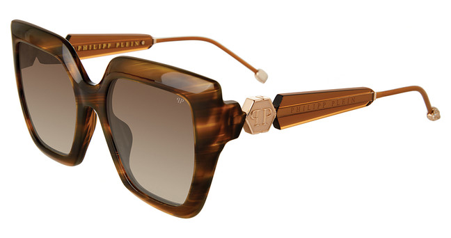 Philipp Plein Eyeglasses SPP064S Wavy Brown 03BQ
