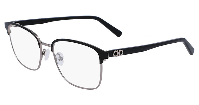 Ferragamo Eyeglasses SF2225 RUTHENIUM/BLACK/038