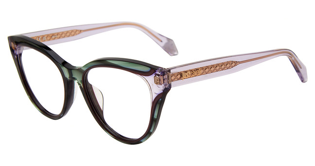 Just Cavalli Eyeglasses VJC001V TRANSPARENT GREEN 0VBT