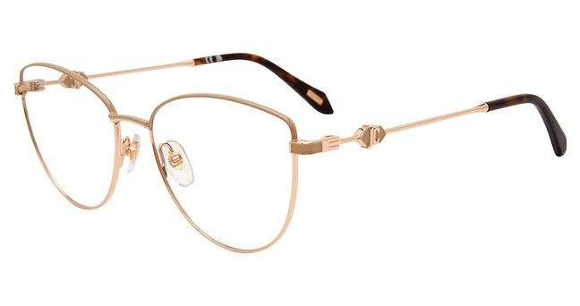 Just Cavalli Eyeglasses VJC014 SHINY COPPER GOLD WITH COLOURED PARTS 02AM