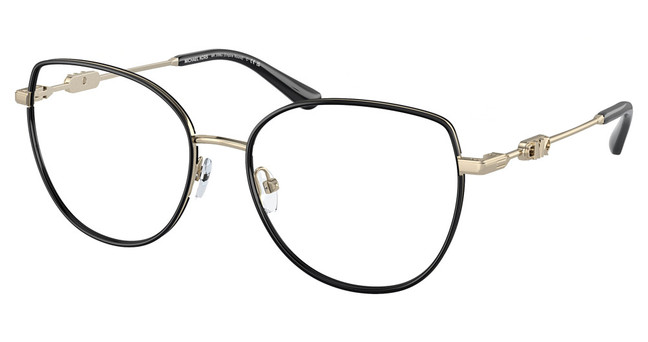 Michael Kors Eyeglasses MK3066J EMPIRE ROUND LIGHT GOLD / BLACK/1014