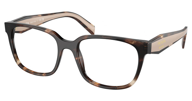 Prada Eyeglasses PR 17ZVF HAVANA CARAMEL/07R1O1