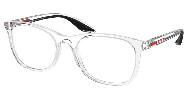 Prada Sport Eyeglasses PS 05PV CRYSTAL/2AZ1O1