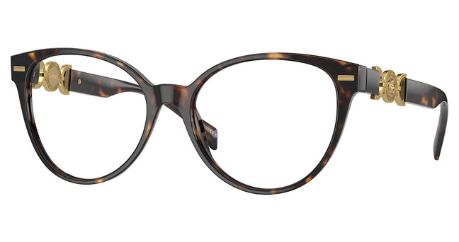 Versace Eyeglasses VE3334 DARK HAVANA/108