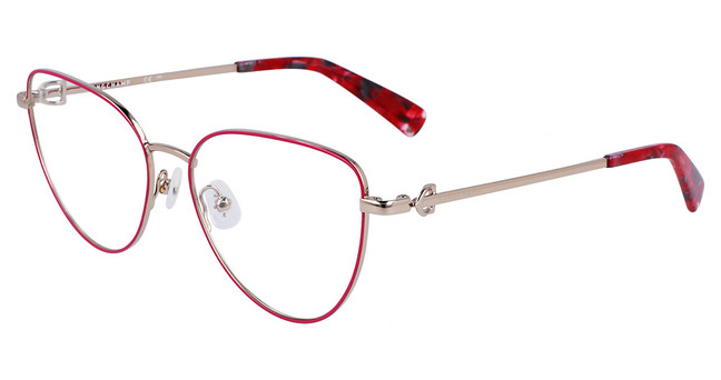 Longchamp Eyeglasses LO2158 ROSE GOLD/RED/718