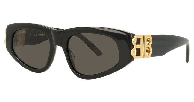 Balenciaga Eyeglasses BB0095S BLACK-GOLD-GREY/001