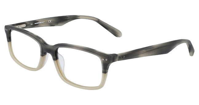 Marchon NYC Eyeglasses M-CARLTON 2 MATTE SMOKE HORN/008
