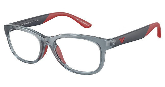EMPORIO ARMANI KIDS Eyeglasses EK3001F SHINY TRANSPARENT BLUE/5072