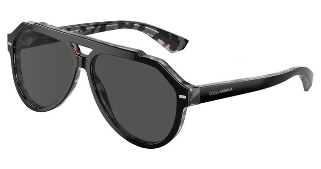 DOLCE & GABBANA DG4452 BLACK ON GREY HAVANA/340387
