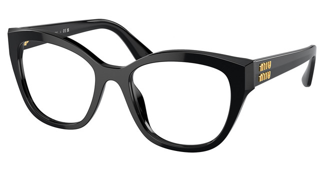 Miu Miu Eyeglasses MU 05XV BLACK/1AB1O1
