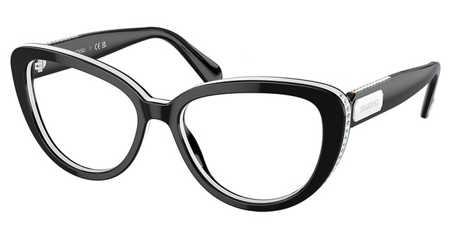 SWAROVSKI Eyeglasses SK2014 BLACK/WHITE/1015