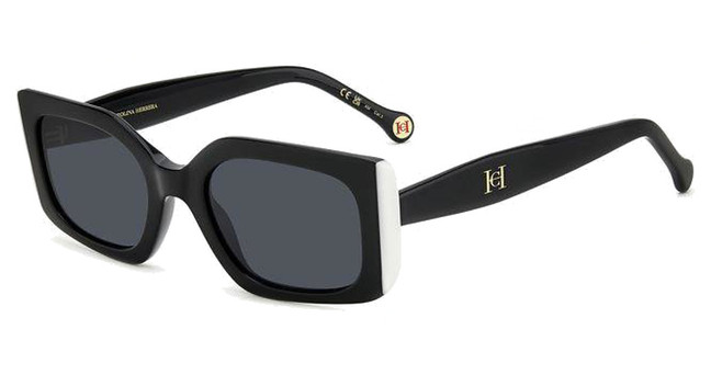 Carolina Herrera Eyeglasses HER 0182/S BLACK WHTE/080S