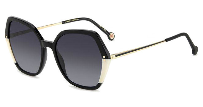 Carolina Herrera Eyeglasses HER 0185/S BLACK WHTE/080S