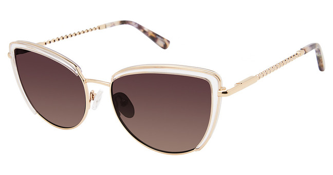 Nicole Miller Eyeglasses MONTE CARLO CRYSTAL / GOLD/C01