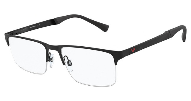 Emporio Armani Eyeglasses EA1110D RUBBER BLACK/3175