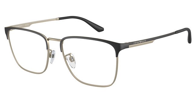 Emporio Armani Eyeglasses EA1146D MATTE BLACK/PALE GOLD/3001