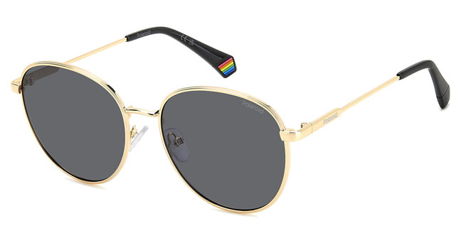 Polaroid Eyeglasses PLD 6215/S/X GOLD GREY/02F7