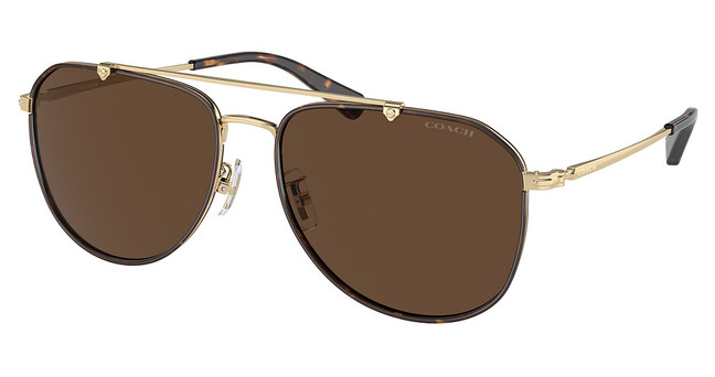 COACH Eyeglasses HC7164 CR626 LIGHT GOLD / DARK TORTOI/90053G