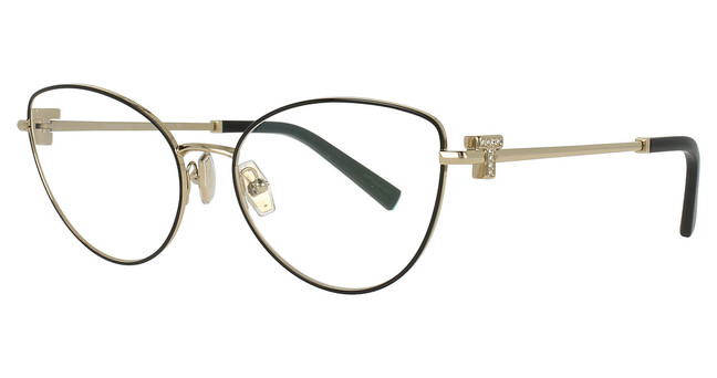 Tiffany Eyeglasses TF1159B BLACK ON PALE GOLD/6164