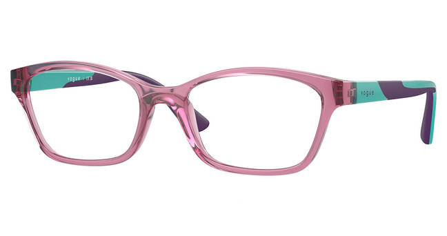 Vogue Junior Optical Eyeglasses VY2024 TRANSPARENT DARK PINK/2613