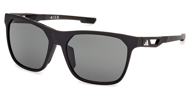 Adidas Sport Eyeglasses SP0091 matte black / green/02N