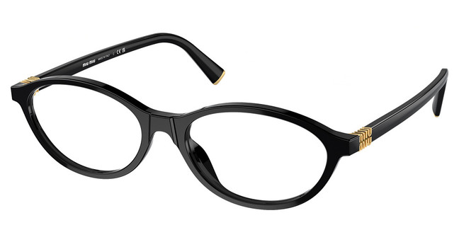 Miu Miu Eyeglasses MU 09XV BLACK/16K1O1
