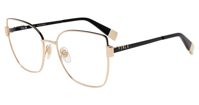Furla Eyeglasses VFU769 Copper Gold 02AM