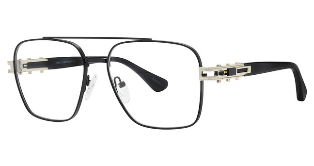 Smilen Elite Eyeglasses 52 GOLD BLACK