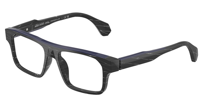 ALAIN MIKLI Eyeglasses A03532 BLACK RHOMBUS/BLUE/001