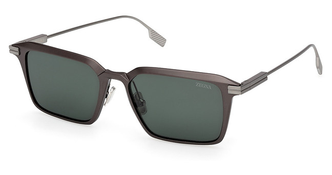 Ermenegildo Zegna Eyeglasses EZ0273-H matte gunmetal / green/09N
