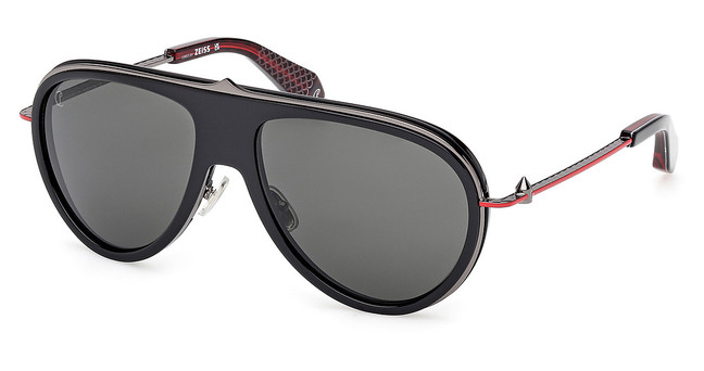 Christian Louboutin Eyeglasses LB0004 shiny black / smoke/01A