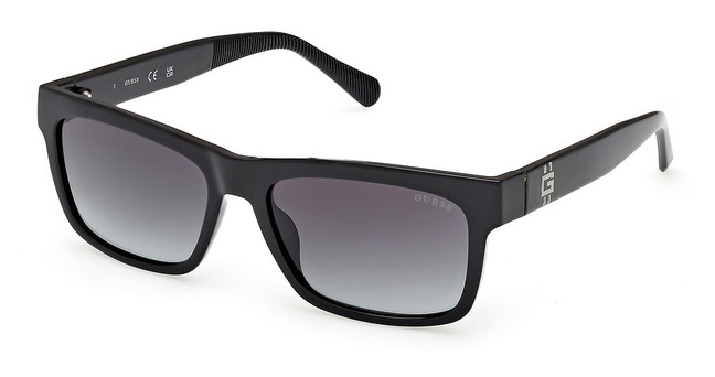 Guess? GU00221 shiny black / gradient smoke/01B