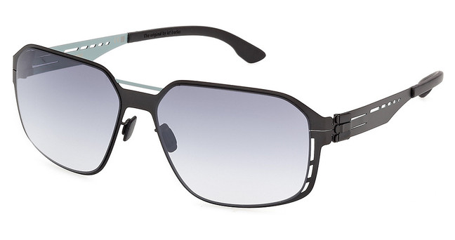 ic! berlin Eyeglasses IA0009 black/other / gradient smoke/05B