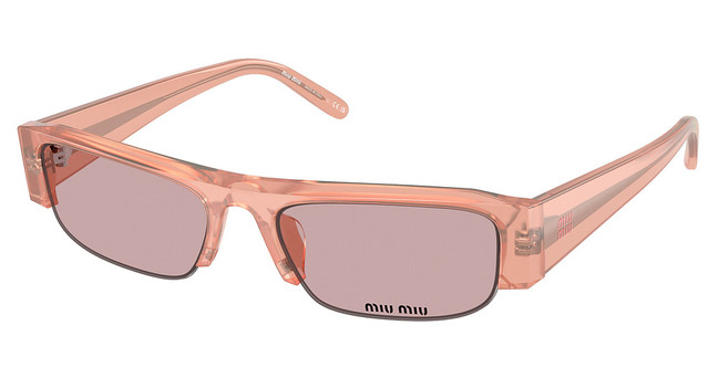Miu Miu Eyeglasses MU B07SF OPAL PINK/20I60V